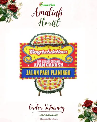 Bunga Papan Congratulation di Fontein